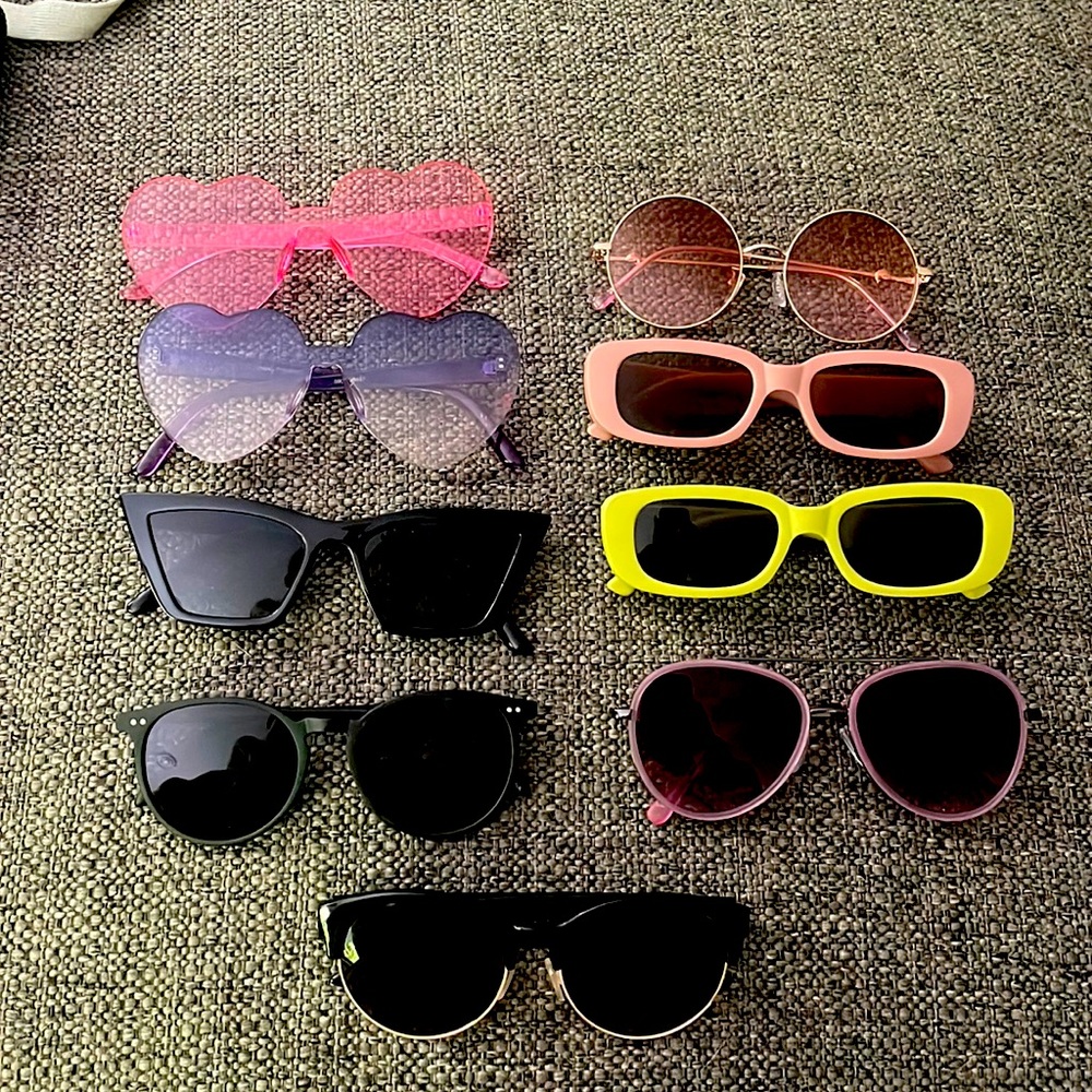 Bundle of 9 sunglasses